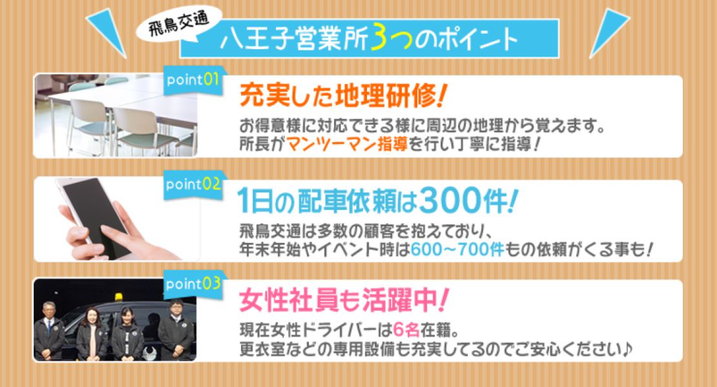 飛鳥交通多摩株式会社(八王子営業所)(東京都八王子市/高尾駅/タクシー・バス・運転代行)_2