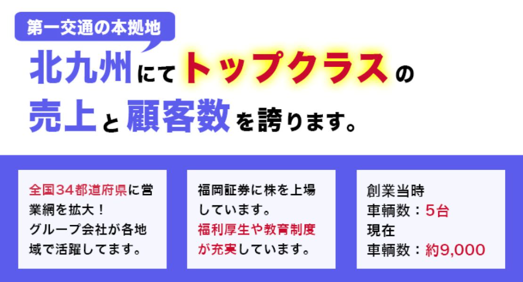 北九州第一交通株式会社(小倉営業所)(福岡県北九州市小倉北区/小倉駅/タクシー・バス・運転代行)_2